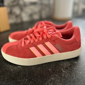 Adidas VL Court 3.0 Red, Pink Shoes